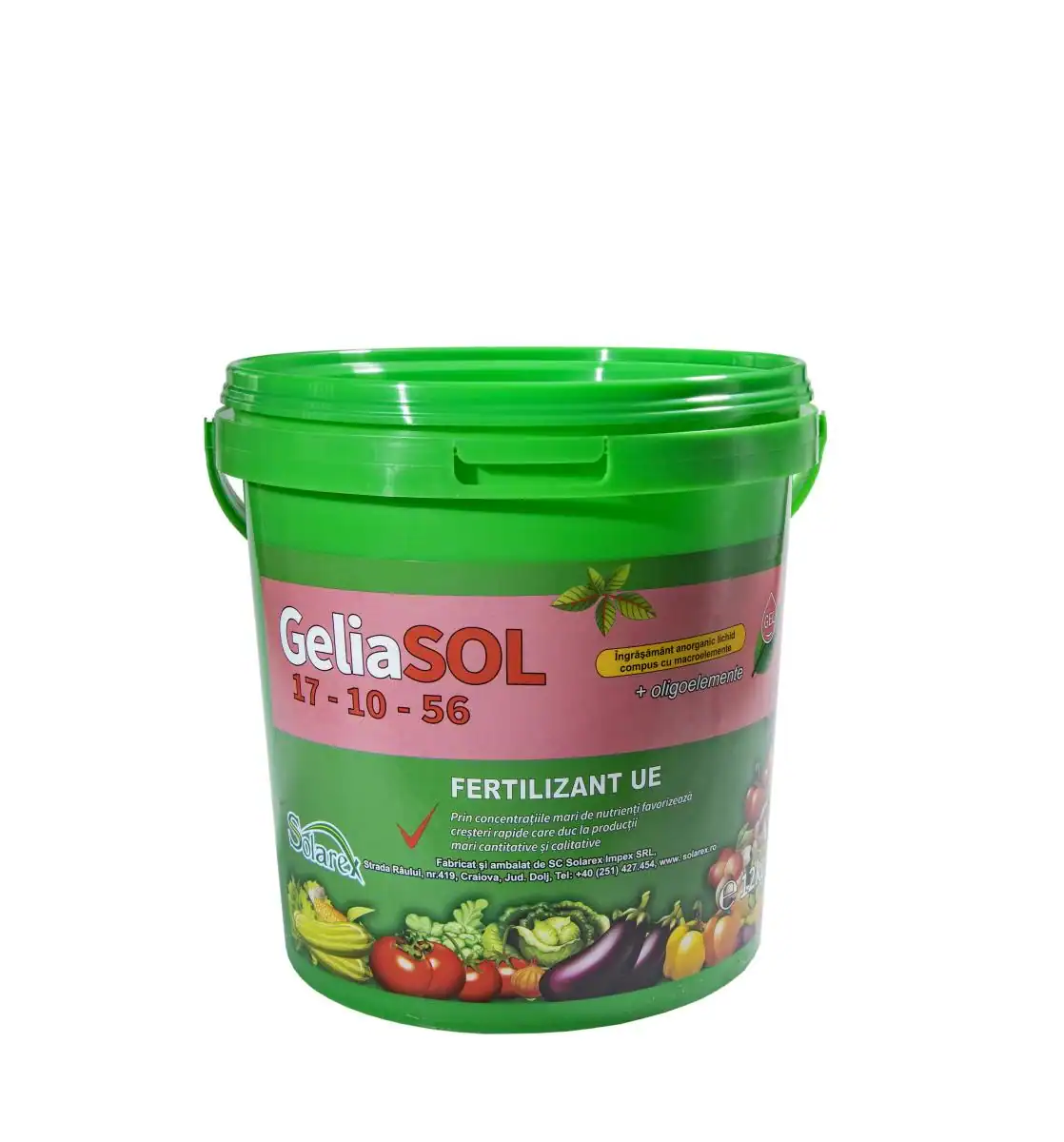 Fertilizant Geliasol 17-10-56+ME - 12kg, Solarex, Gel, Toate Culturile