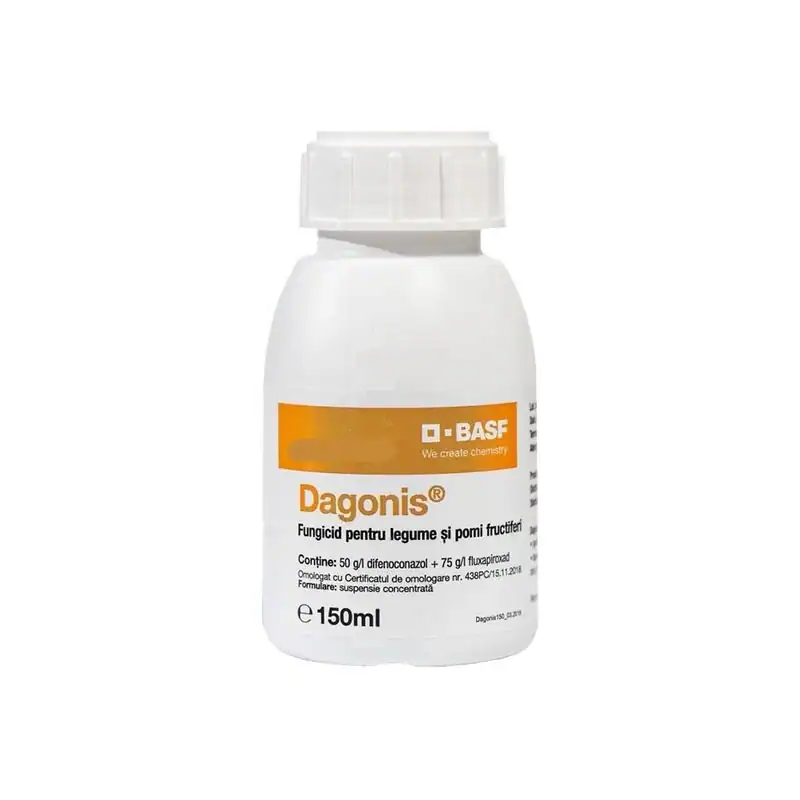 Fungicid DAGONIS – 1 Litru, BASF, Pomi fructiferi, Legume, Sistemic