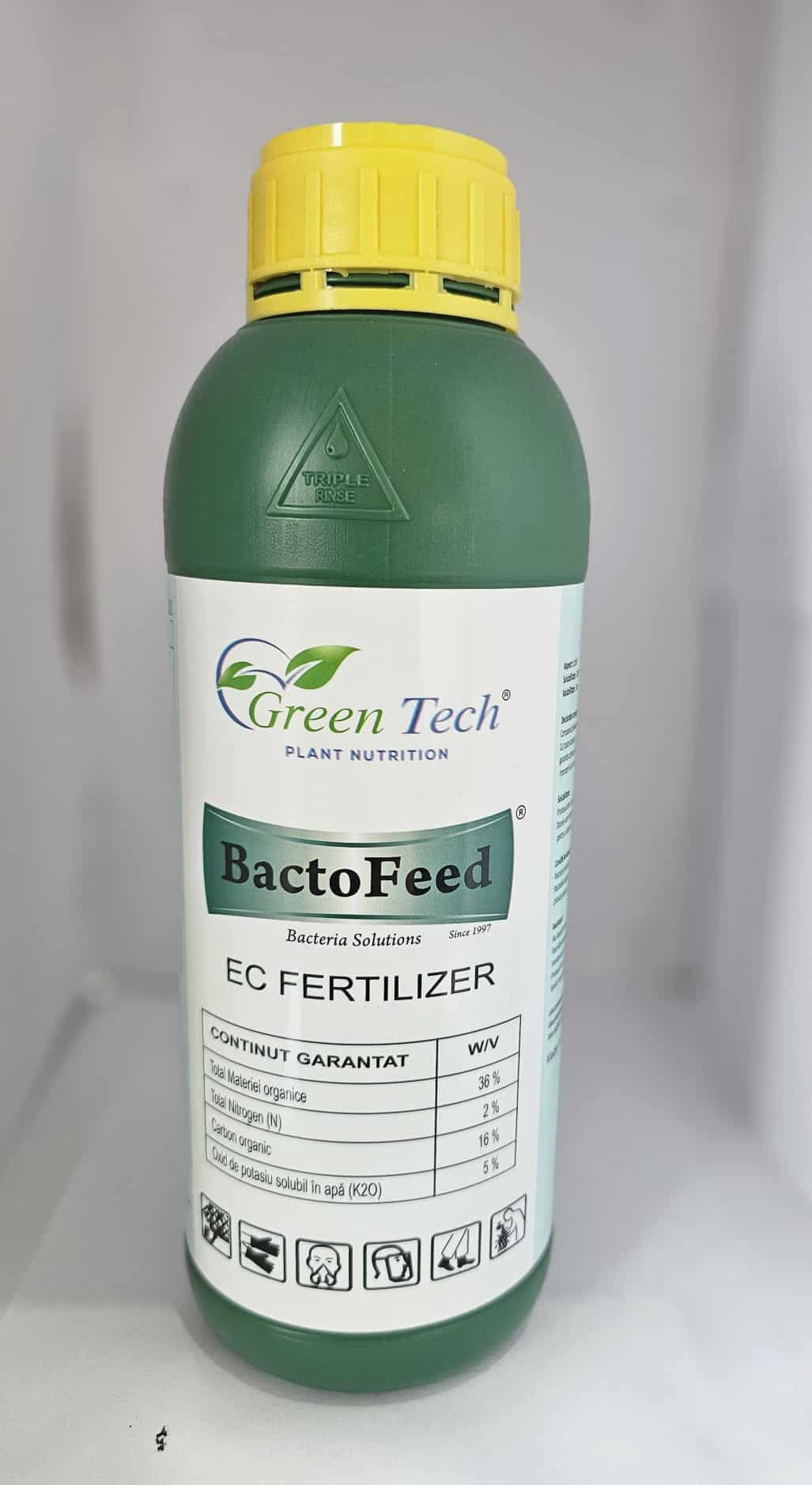 BactoFeed Fertilizant cu Materie Organica si Potasiu, 1L