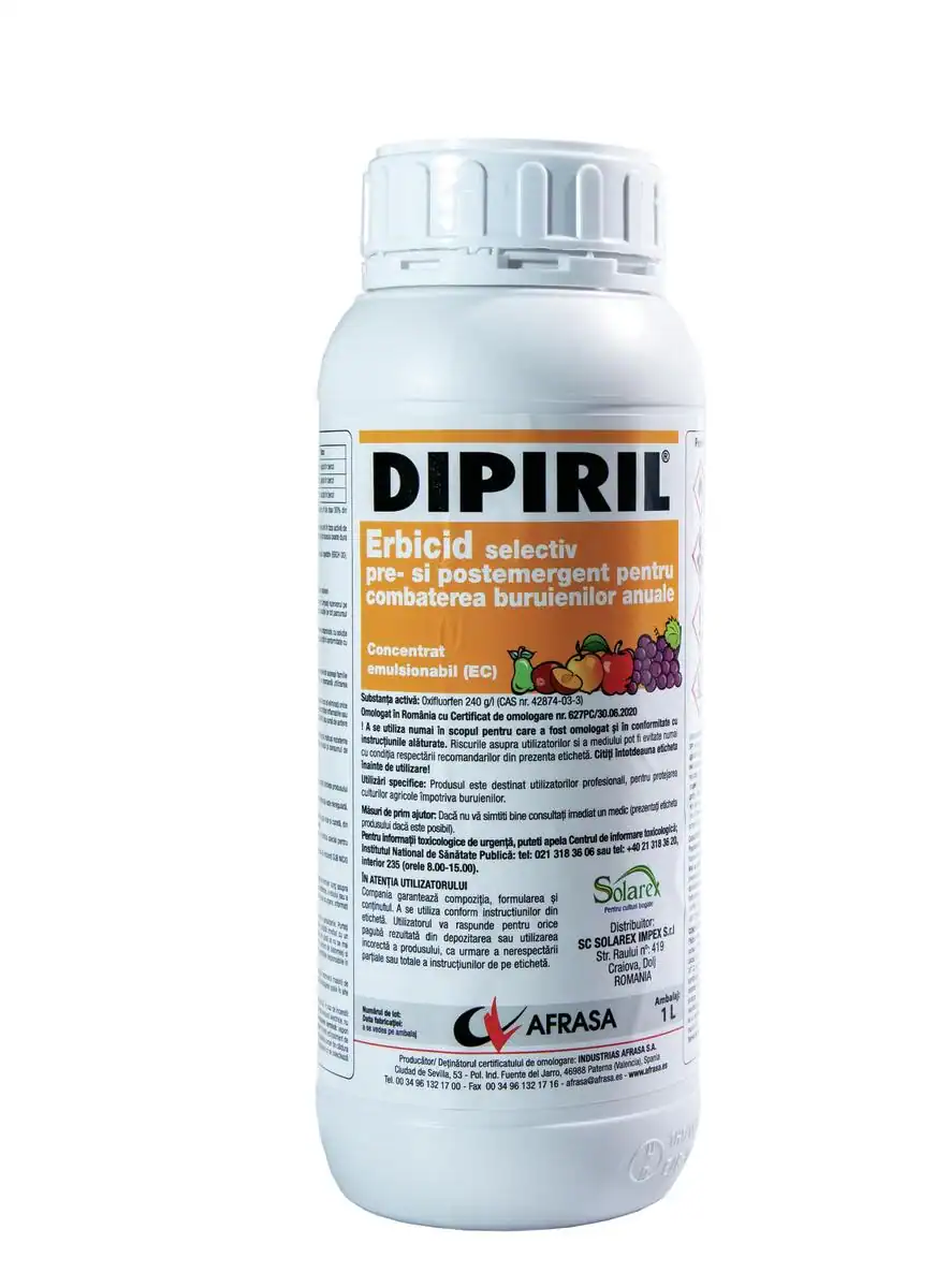 Erbicid DIPIRIL, 1 Litru, Pomi fructiferi, Vita de vie, Pepiniere