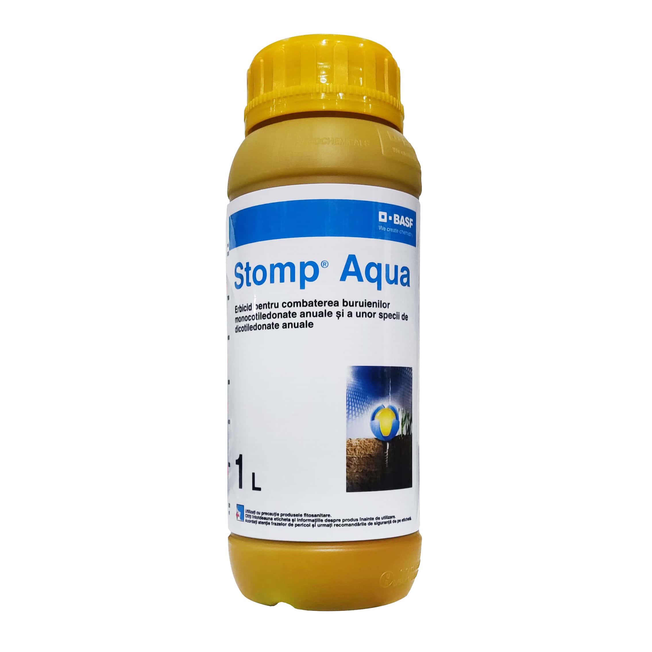 Erbicid STOMP AQUA - 1 Litru, Preemergent, Selectiv, Basf