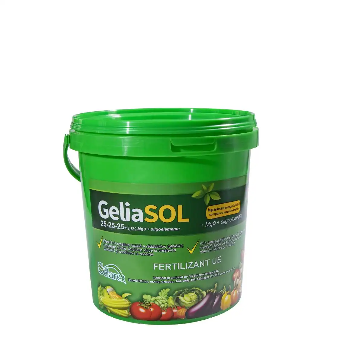 Geliasol 25-25-25+ME - 12kg, Concentrat GEL, Calitate Superioara