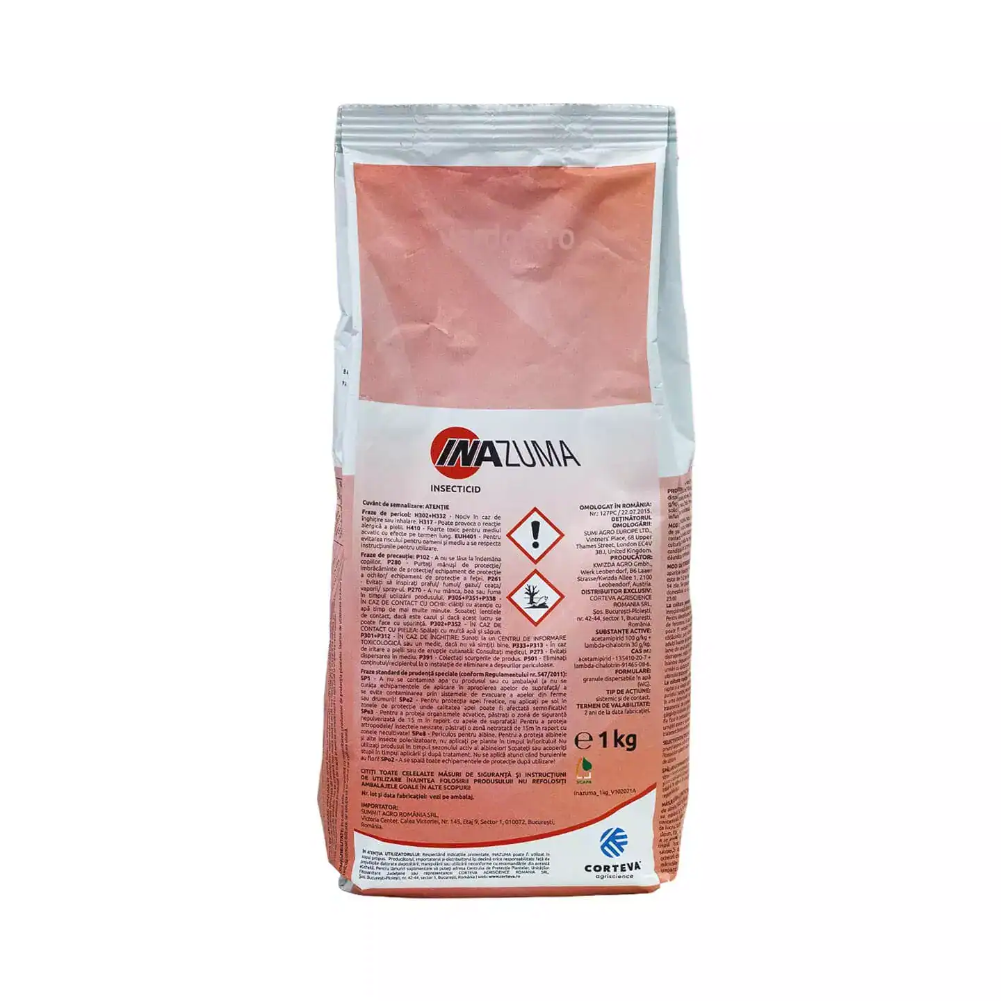 Insecticid INAZUMA - 1kg, SUMI AGRO, Acetamiprid, Sistemic