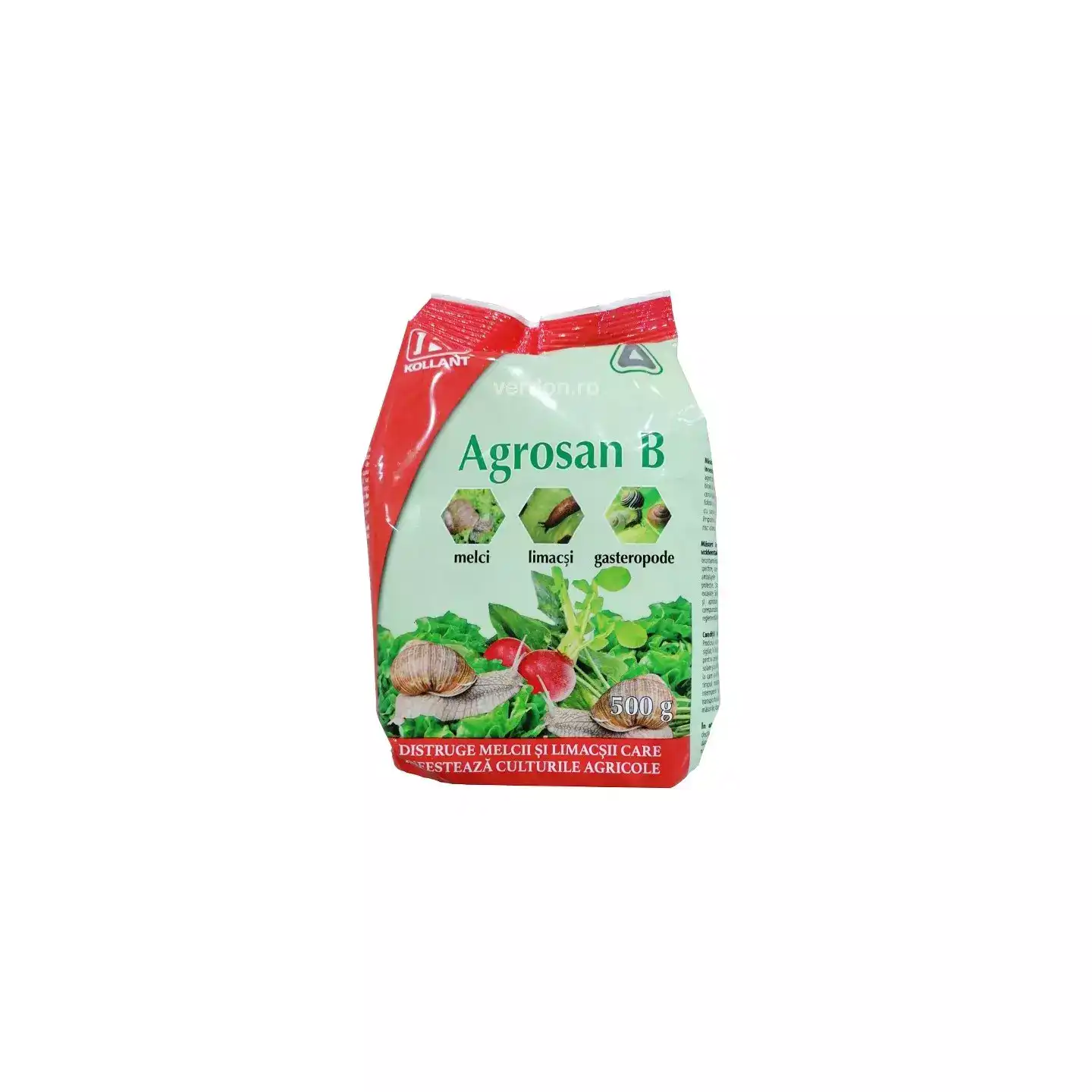 Moluscocid AGROSAN B - 1 kg, Kollant, Combate Melcii, Limacsii, Gasteropodele