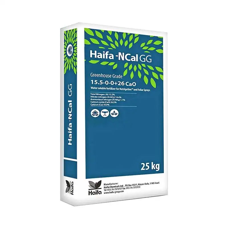 Nitrat de calciu HAIFA CAL GG 15.5-0-0 +26.5CaO - 25kg, Azotat de calciu