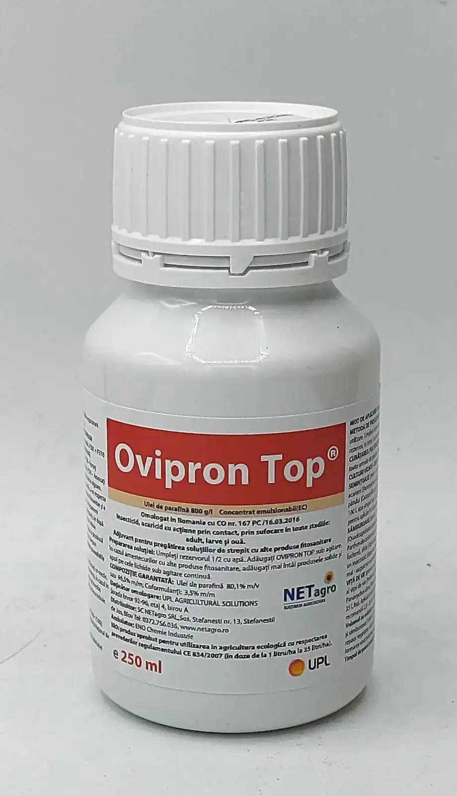Ulei horticol OVIPRON TOP - 250 ml, UPL, Insecticid Acaricid, Ulei de parafina