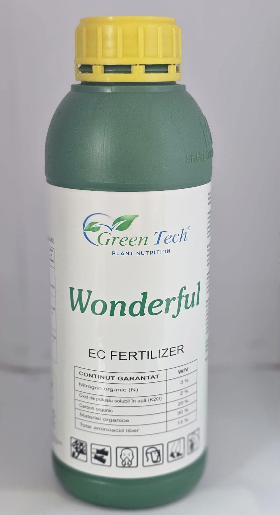 Fertilizant organic cu aminoacizi Green Tech Wonderful, 1 l