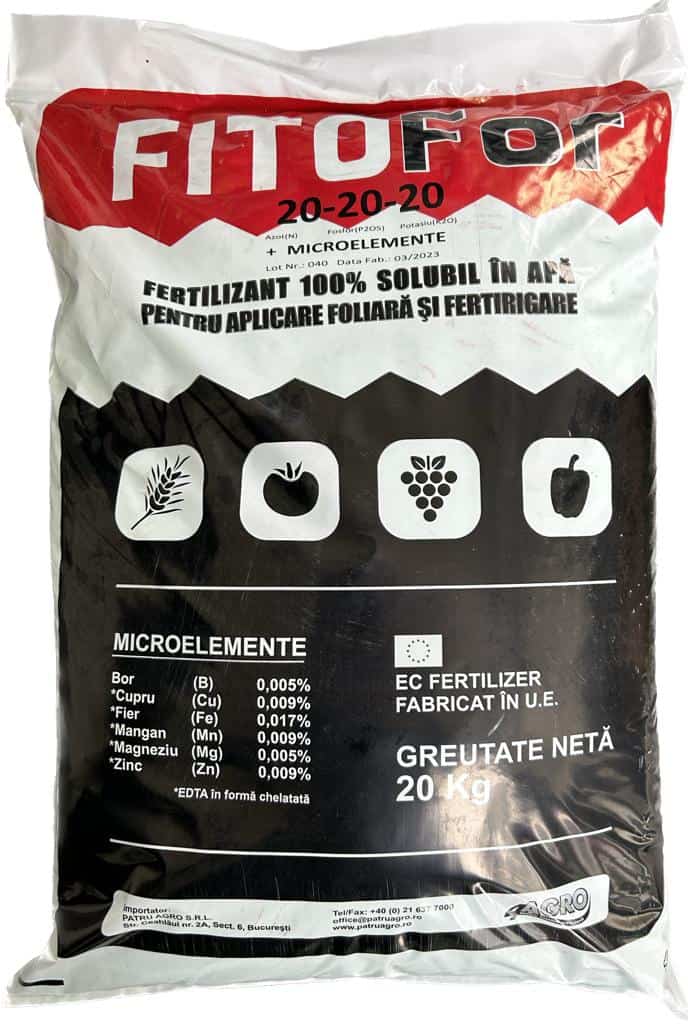 FITOFOR 20-20-20 + ME 20 Kg