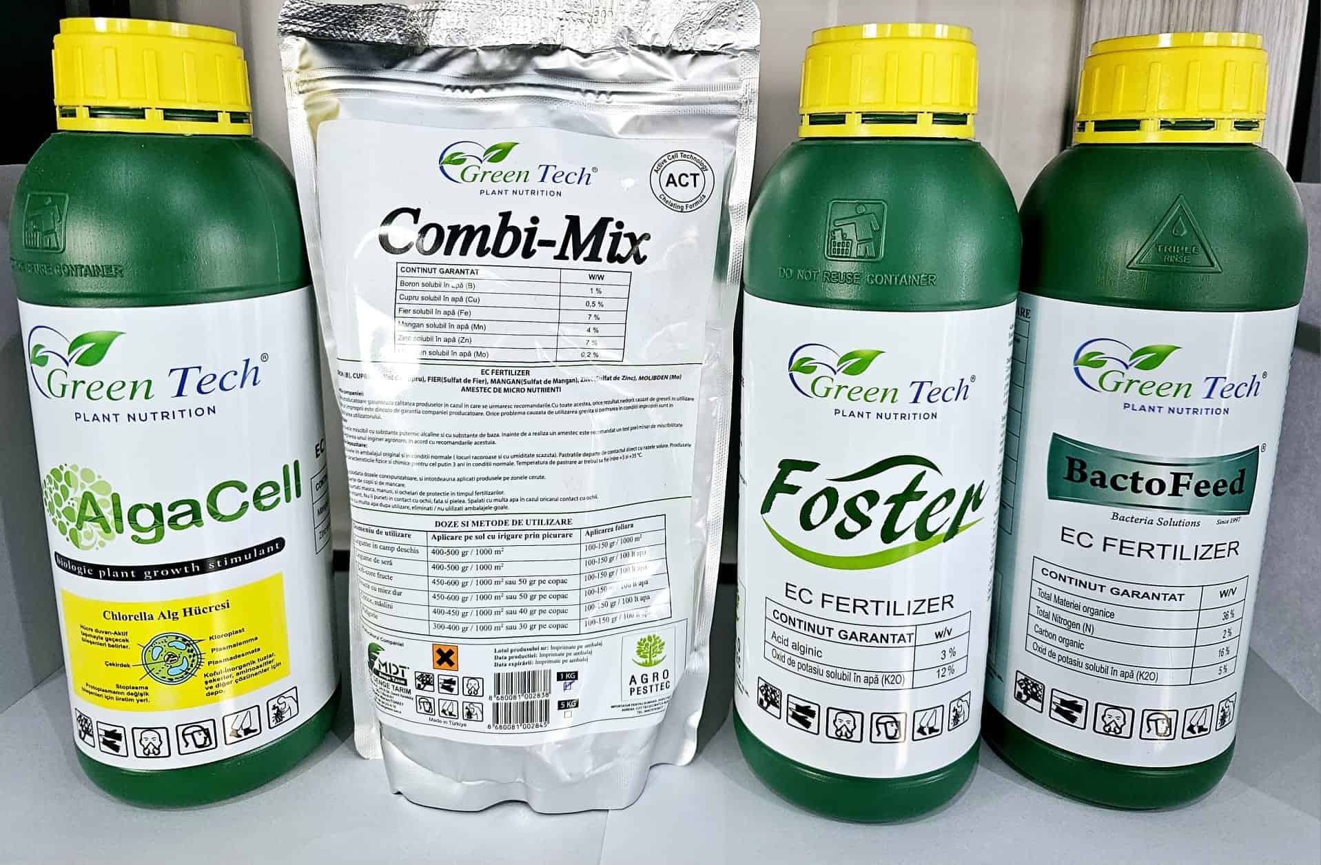 GREEN TECH Pachet de fertilizanti pentru cresterea imunitatii plantelor TSWV, CMV