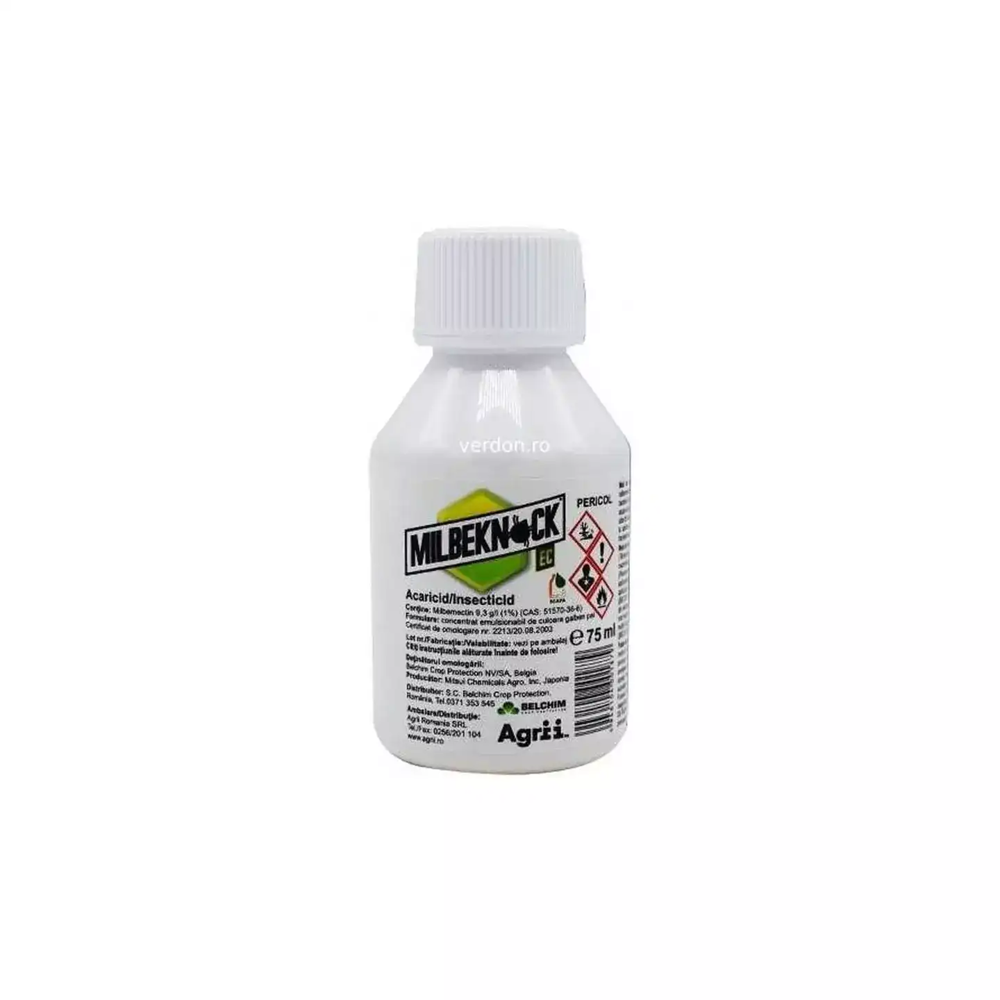 Insecticid Milbeknock, 50ml, Contact, Vita de vie, Mar, Castraveti