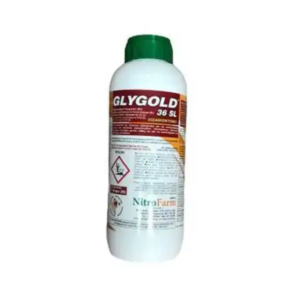Glygold 1L, erbicid total sistemic, post emergent, neselectiv, glifosat (buruieni monocotiledonate si dicotiledonate, anuale si perene)