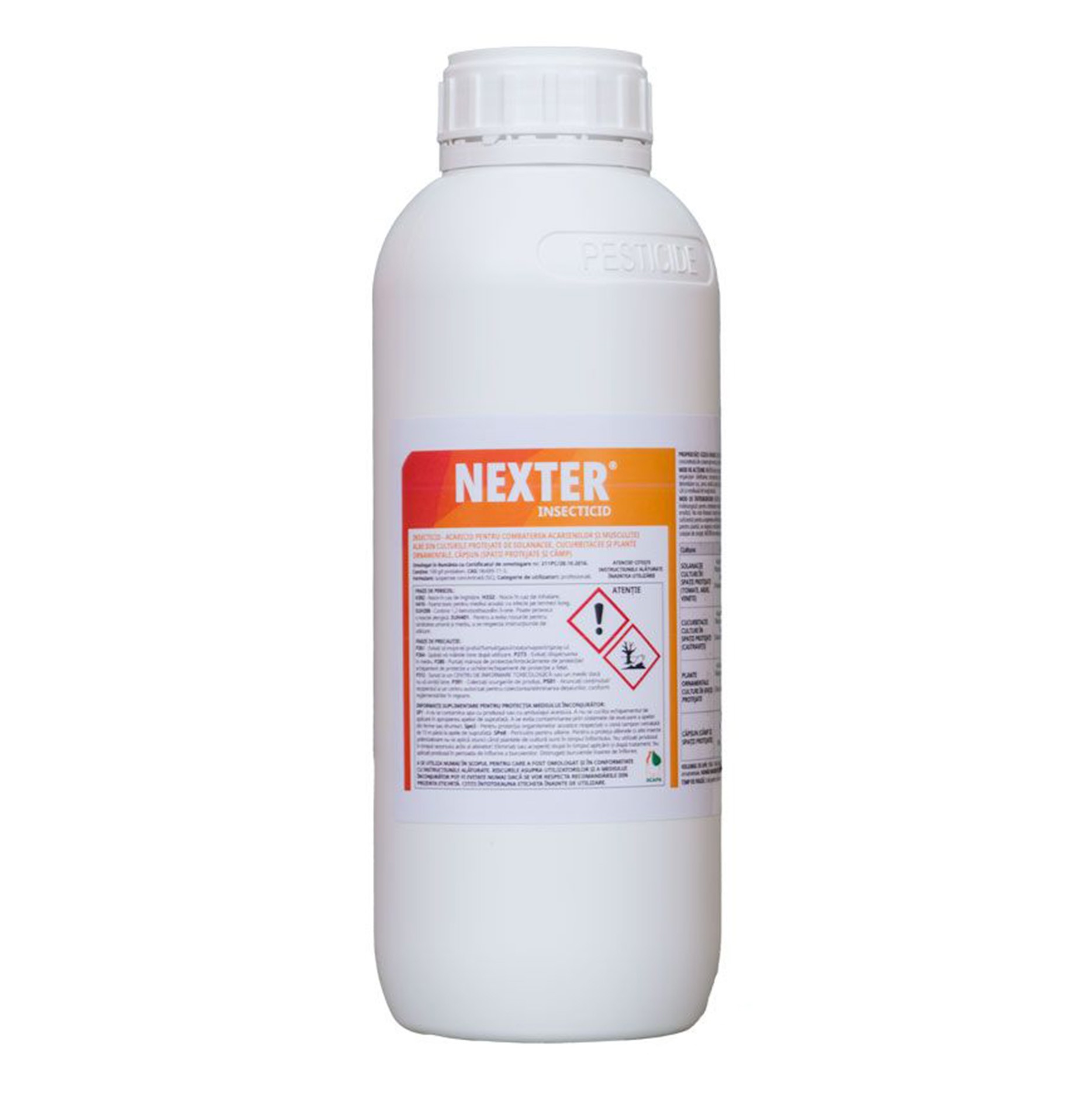 Insecticid Acaricid de Contact NEXTER – Combatere Rapidă a Paianjenilor și Musculiței Albe în Livezi și Legume