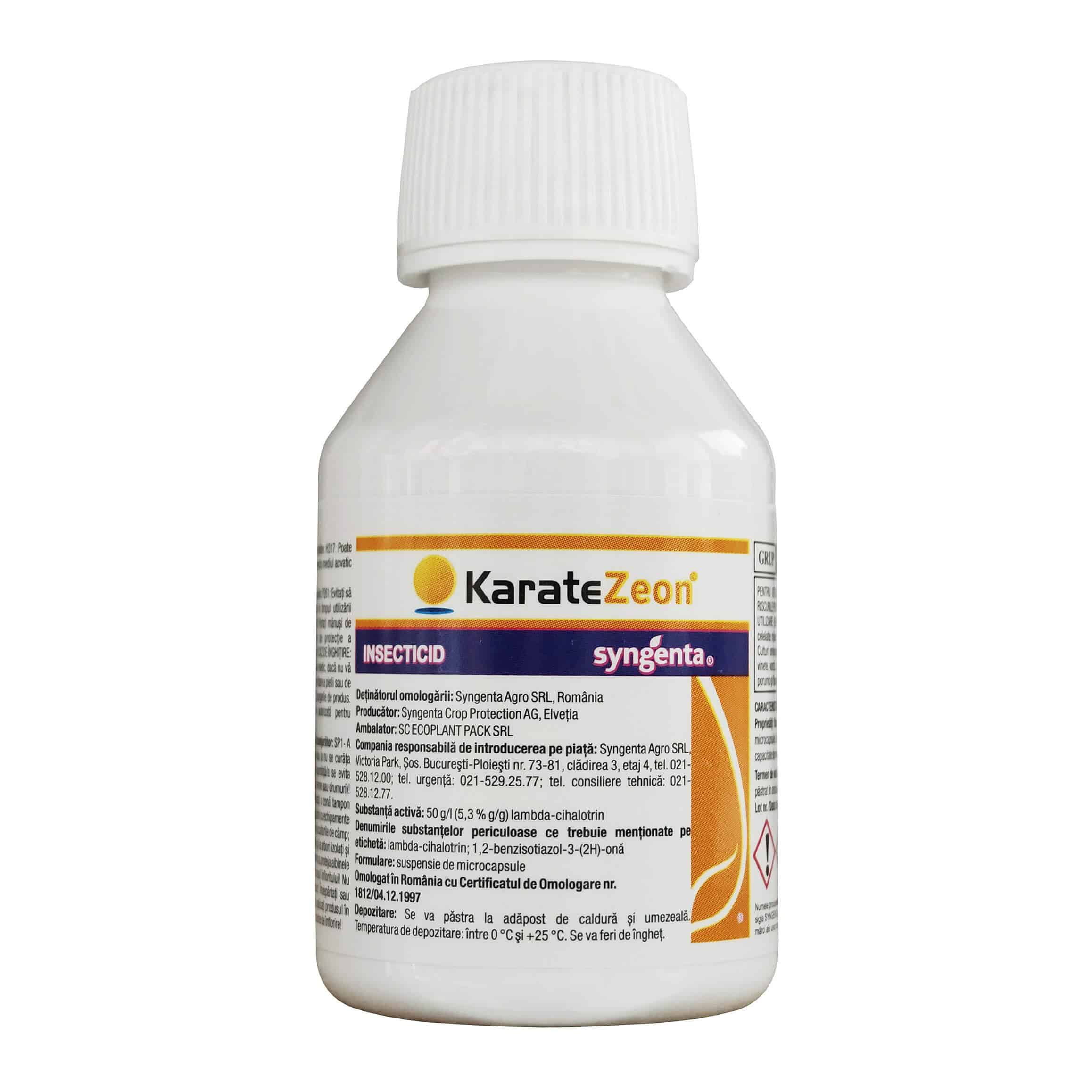 Insecticid Karate Zeon – 100 ml , Syngenta, Contact, Lambda Cihalotrin