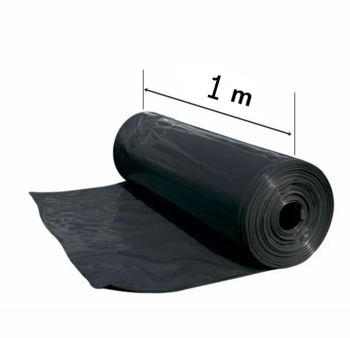 Folie Mulcire Neagră-Fumurie (1m x 2500m) – Eficiență Maximă în Legumicultură