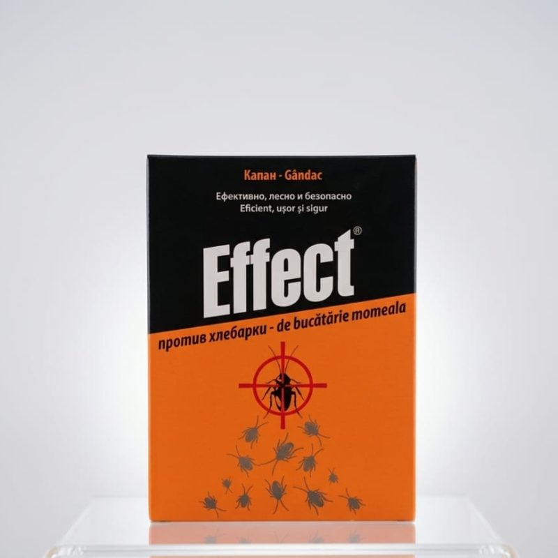 Capcană cu Adeziv pentru Gândaci de Bucătărie Effect - Fără Insecticid, Sigură pentru Familie