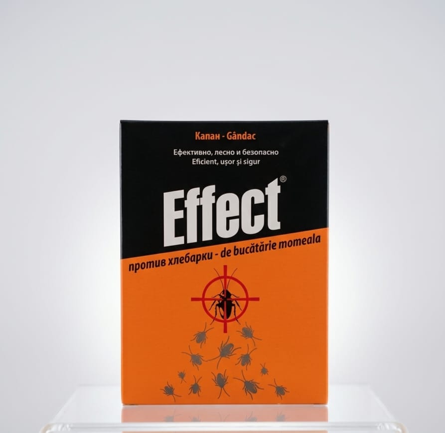 Capcană cu Adeziv pentru Gândaci de Bucătărie Effect - Fără Insecticid, Sigură pentru Familie