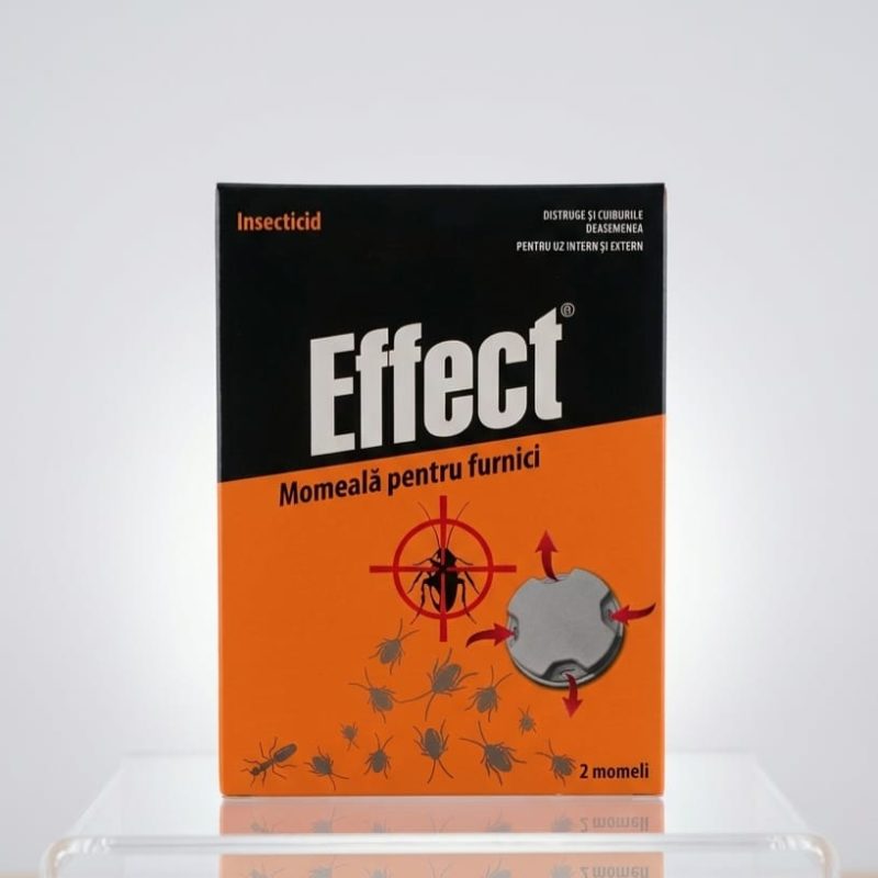 Momeală pentru Furnici Effect - Stație cu Gel Insecticid pentru Eliminarea Întregului Mușuroi