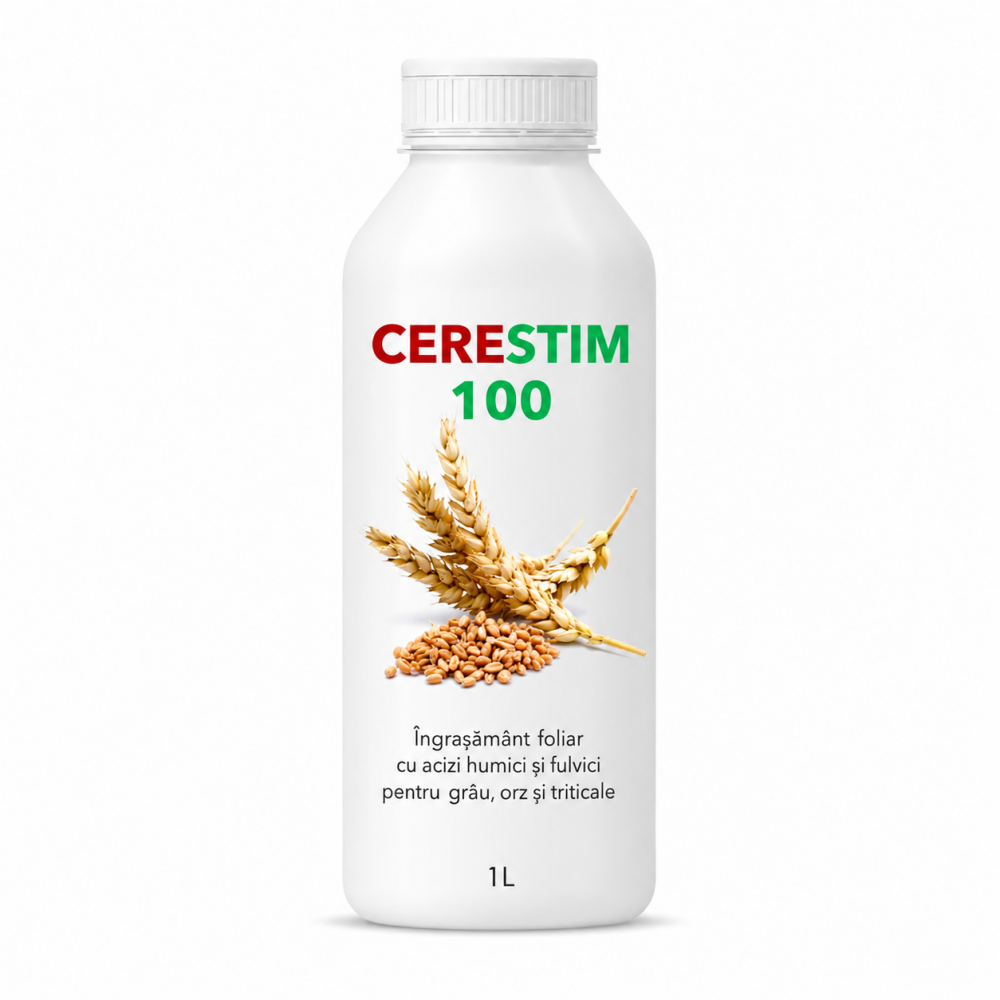 Îngrășământ și biostimulator CERSTIM 100 – Pentru Culturi de Grâu, Orz și Triticale