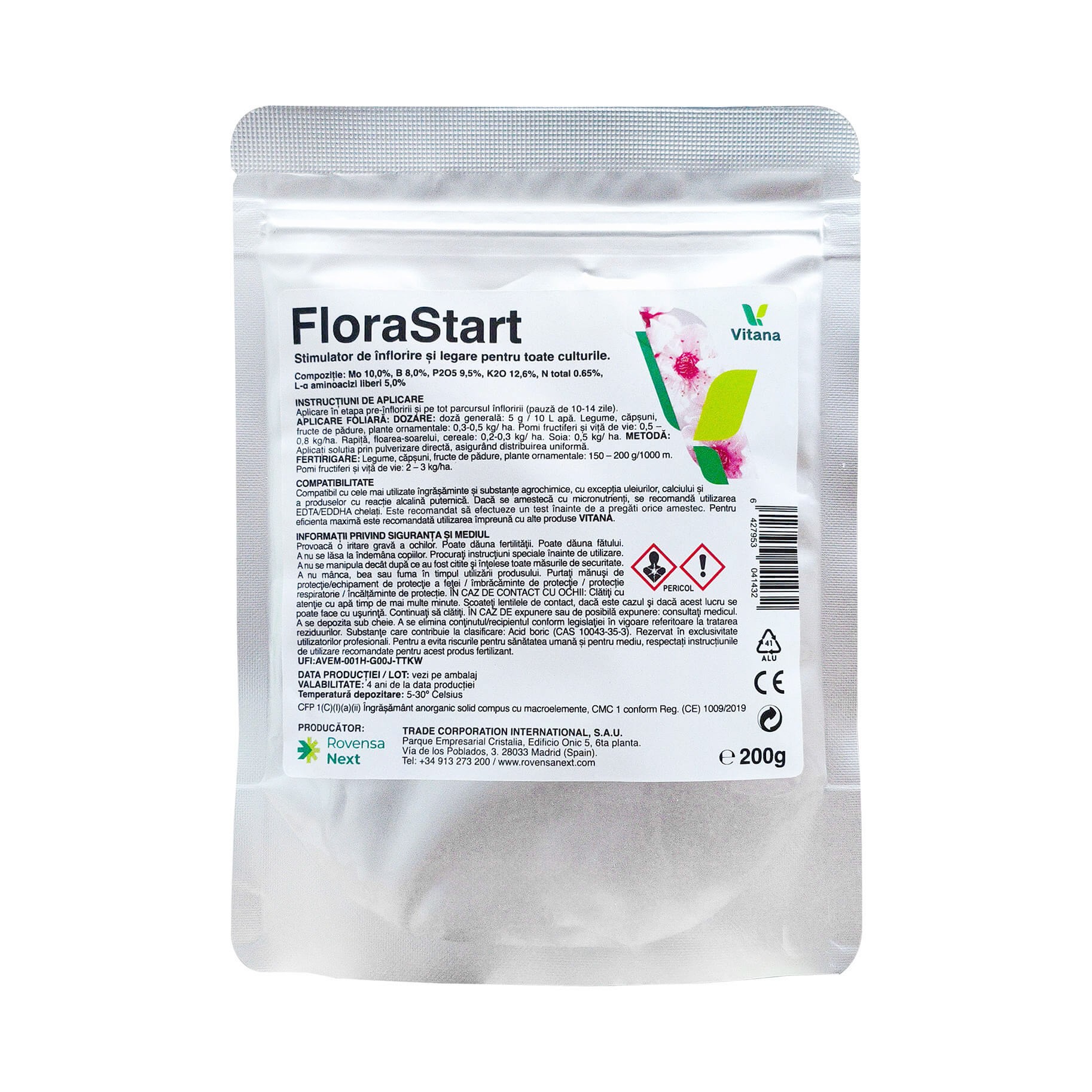 Biostimulator FloraStart – Îngrășământ Foliar pentru Înflorire, Legare și Stimularea Polenului
