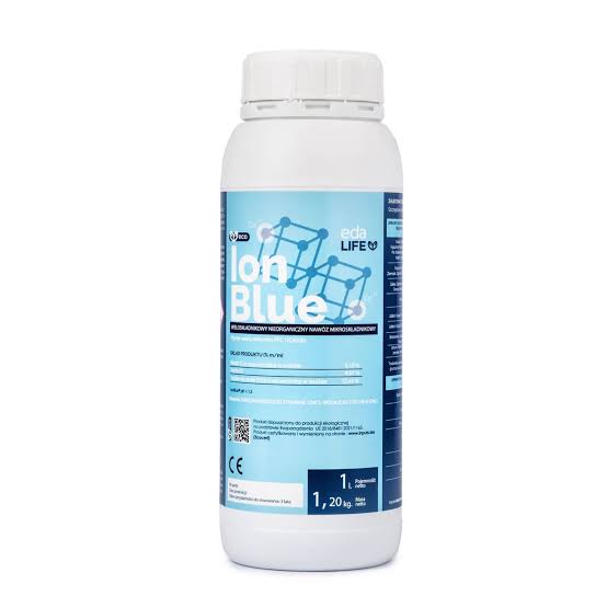 ION BLUE 1L – Îngrășământ Cationic pe Bază de Cupru și Sulf pentru Protecția și Nutriția Plantelor