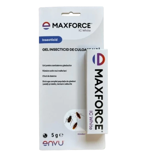 Insecticid Max Force IC Gel 5 g – Seringă Gel Profesională pentru Combaterea Gândacilor de Bucătărie
