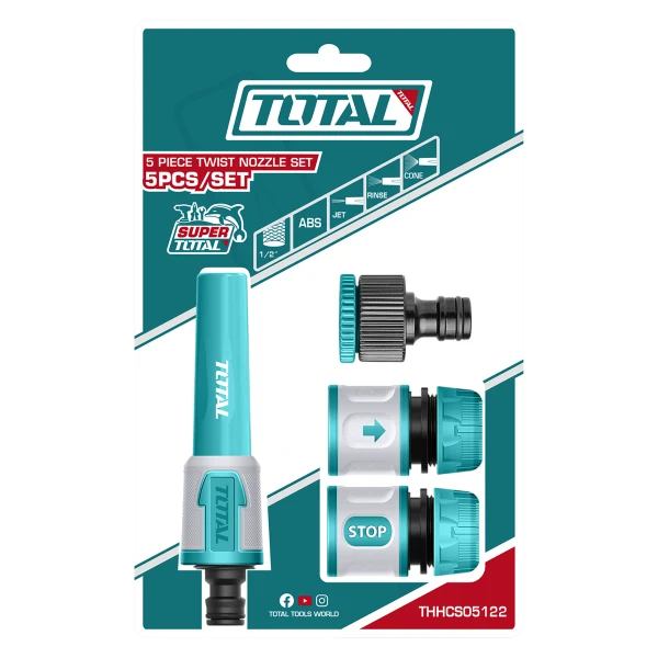 Set Lance de Udare TOTAL 5 Piese – Lance pentru Udare cu Accesorii