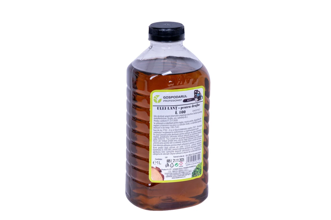 Ulei de Ungere Lanț 1 L – Ulei pentru Lanțul și Lama Drujbei